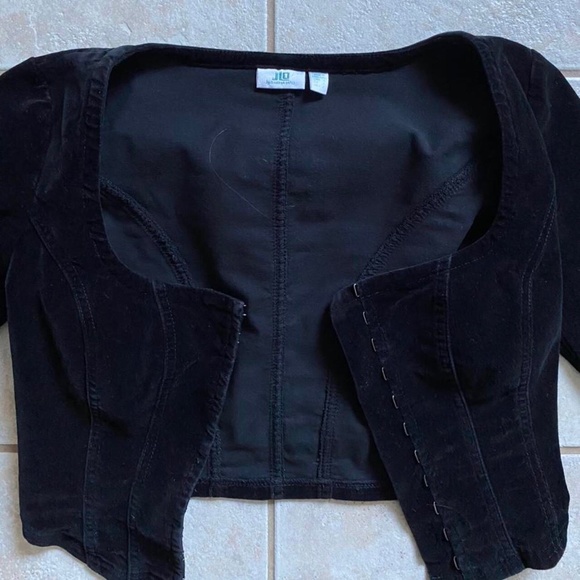 Black y2k Corset Bustier - Picture 4 of 4